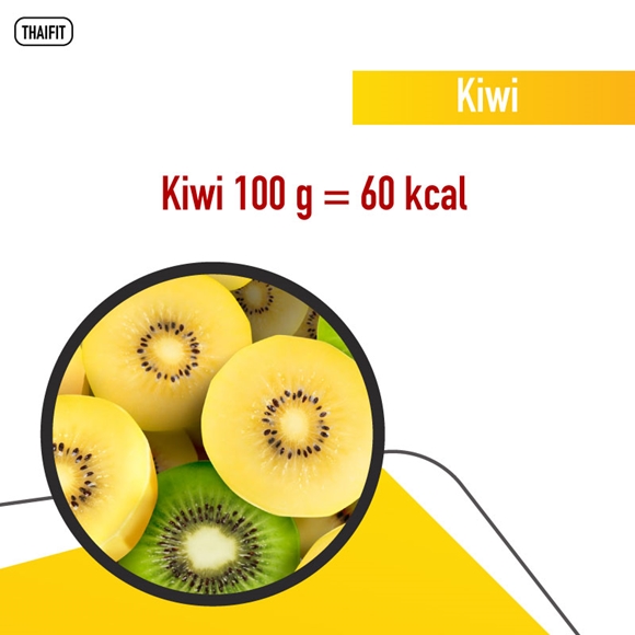Kiwi 100 g = 60 kcal