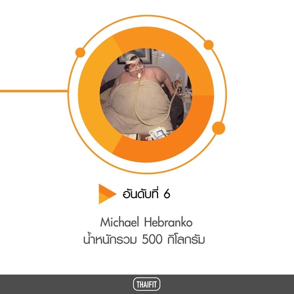 6. Michael Hebranko ปัญหาโรคอ้วน