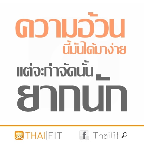 thaifit-คำคมคนอ้วนเท่-ๆ แค่ปชั่นคนอ้วน
